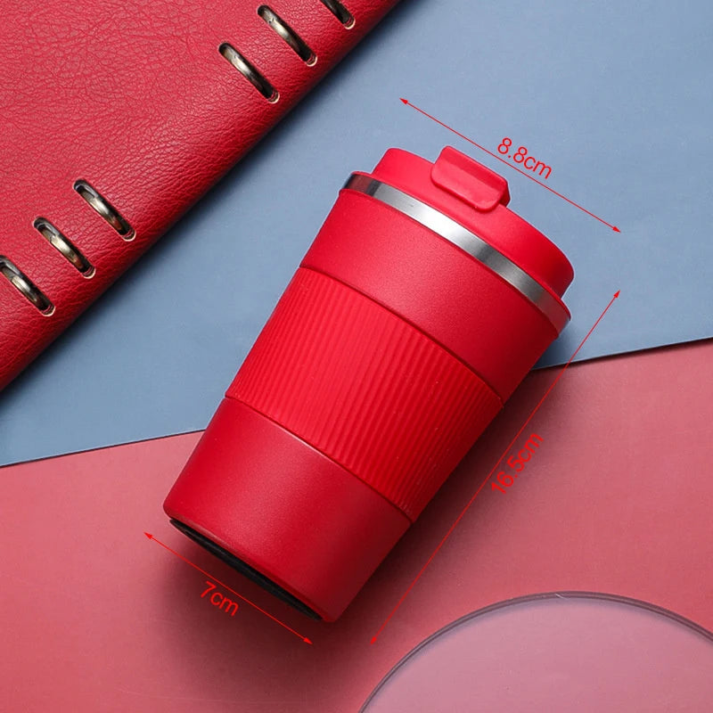 380Ml 510Ml Stainless Steel Coffee Cup Thermal Mug Garrafa Termica Cafe Copo Termico Caneca Non-Slip Travel Car Insulated Bottle