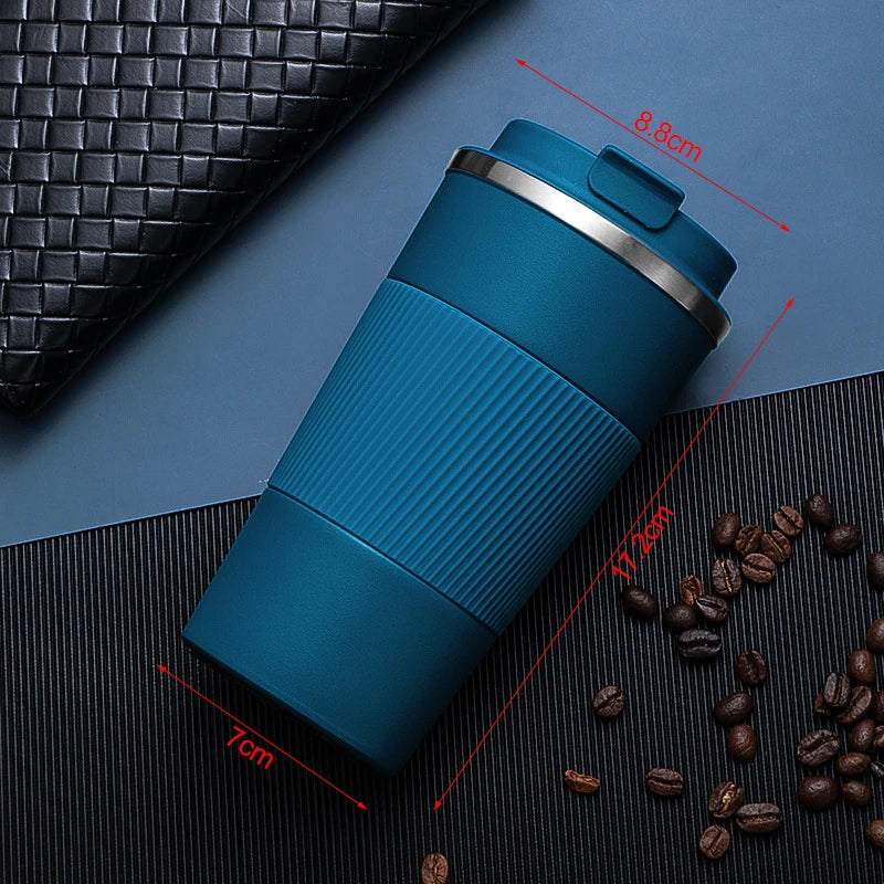 380Ml 510Ml Stainless Steel Coffee Cup Thermal Mug Garrafa Termica Cafe Copo Termico Caneca Non-Slip Travel Car Insulated Bottle