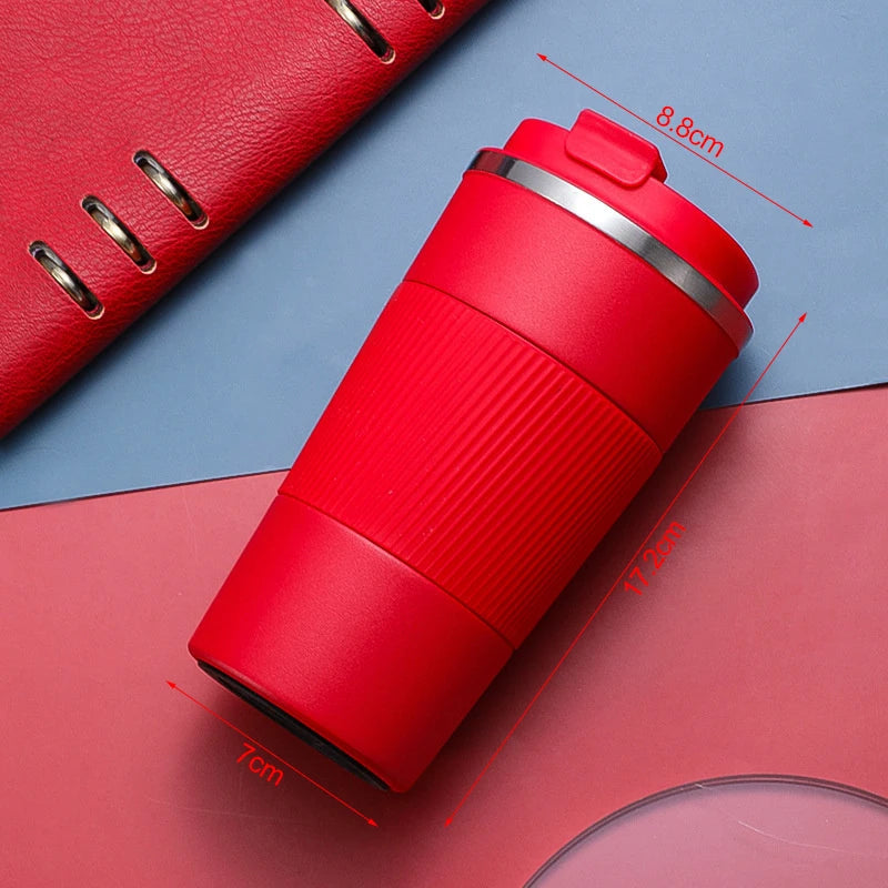 380Ml 510Ml Stainless Steel Coffee Cup Thermal Mug Garrafa Termica Cafe Copo Termico Caneca Non-Slip Travel Car Insulated Bottle